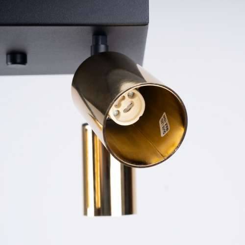 Stropna lampa WINX 4 crna/zlatna Cijena