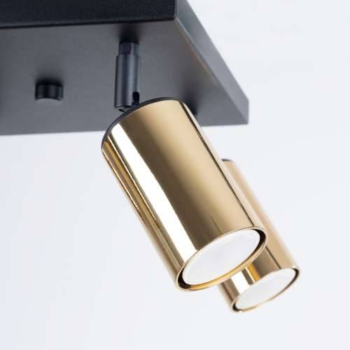 Stropna lampa WINX 4 crna/zlatna Cijena
