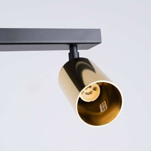 Stropna lampa WINX 4L crna/zlatna Cijena