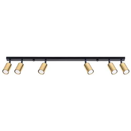 Stropna lampa WINX 6L crna/zlatna Cijena