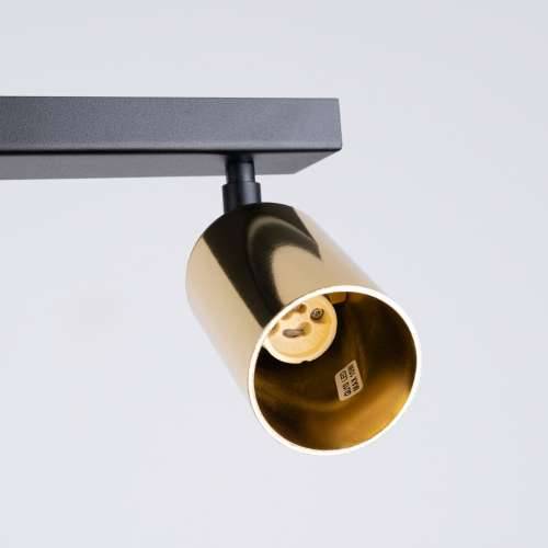 Stropna lampa WINX 6L crna/zlatna Cijena