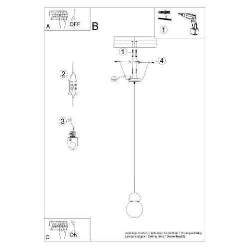 Lampada a sospensione PEKKA 1 bianco/legno naturale Cijena