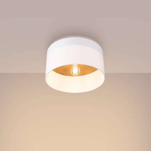 Stropna lampa TELESTO bijela/svijetlo smeđa Cijena