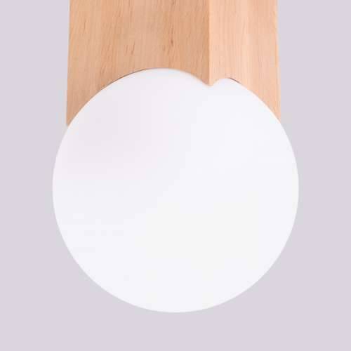 Stropna lampa SOLIS prirodno drvo Cijena