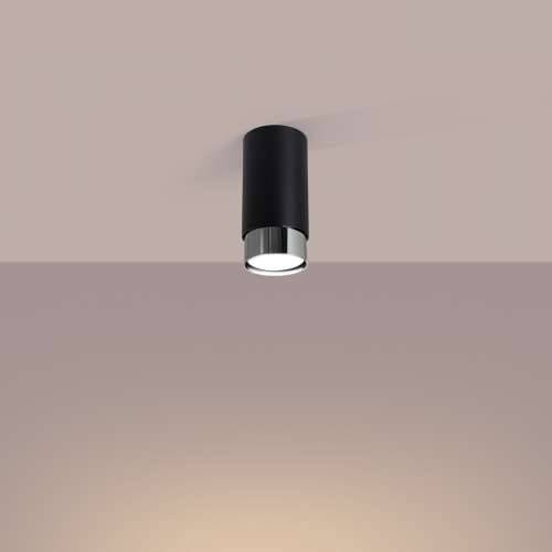 Stropna lampa NERO 12,5 crna/krom Cijena
