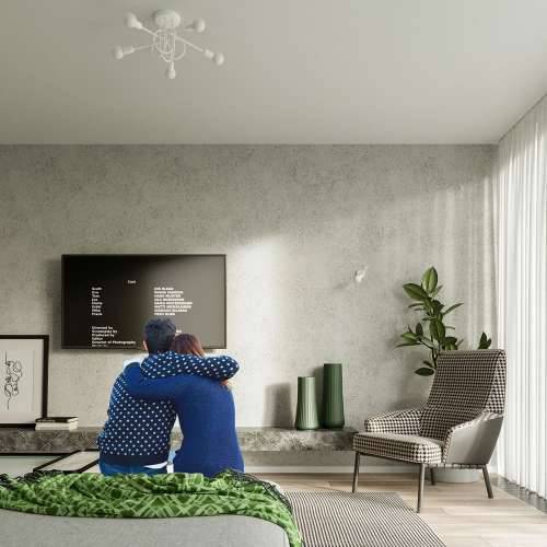 Zidna lampa LOOP bijela Cijena