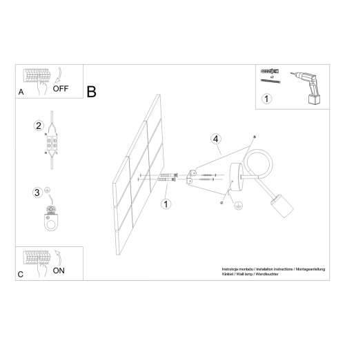 Zidna lampa LOOP krom Cijena