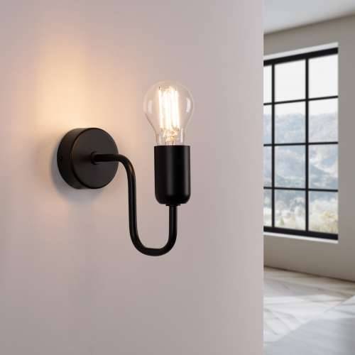 Zidna lampa VECTOR crna Cijena