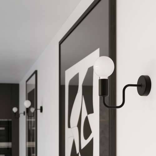 Zidna lampa VECTOR crna Cijena