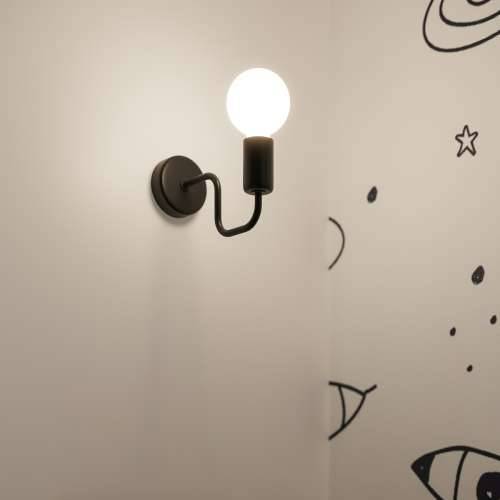 Zidna lampa VECTOR crna Cijena
