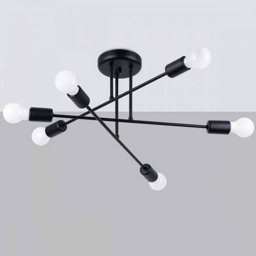 Luster NORAH 6R crni Cijena