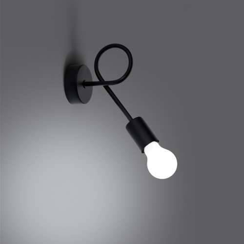Zidna lampa LEVAR crna Cijena