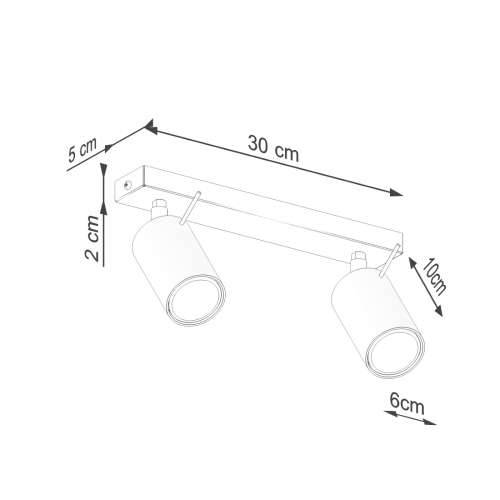 Stropna lampa RING 2 maslinasto zelena Cijena