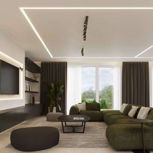 Stropna lampa RING 4L maslinasto zelena Cijena