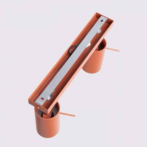 Stropna lampa RING 2 crvena oker Cijena