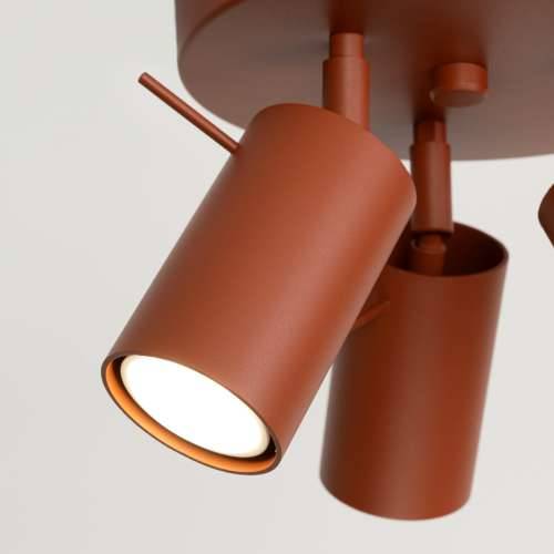 Stropna lampa RING 3P crvena oker Cijena