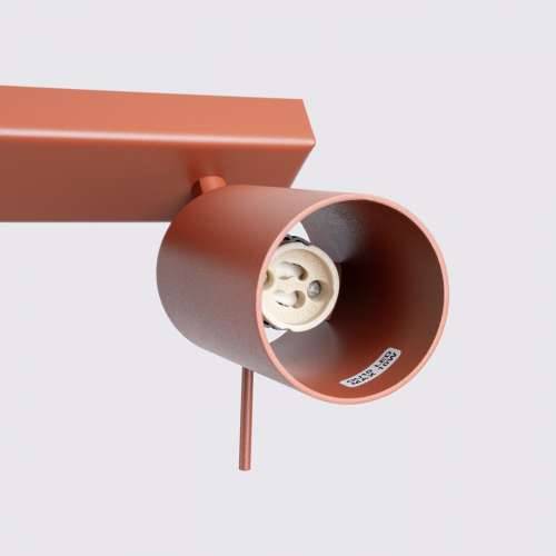 Stropna lampa RING 6L crvena oker Cijena