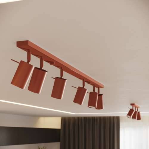 Stropna lampa RING 6L crvena oker Cijena