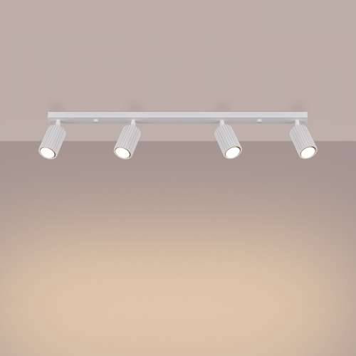 Stropna lampa KARBON 4L bijela Cijena