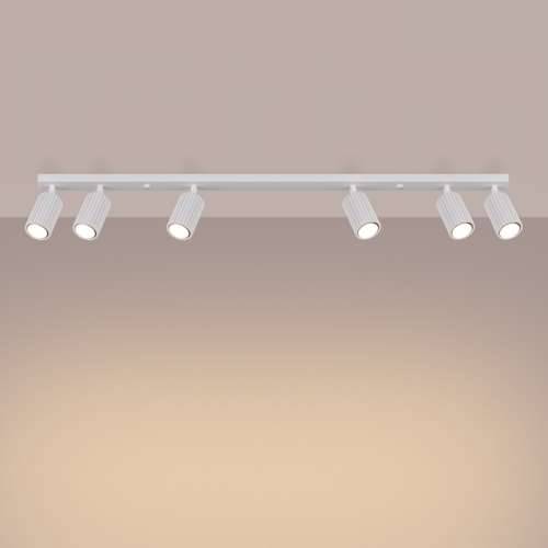 Stropna lampa KARBON 6L bijela Cijena