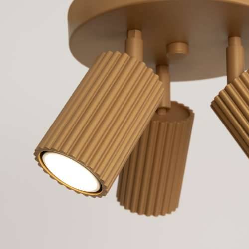 Stropna lampa KARBON 3P zlatna Cijena