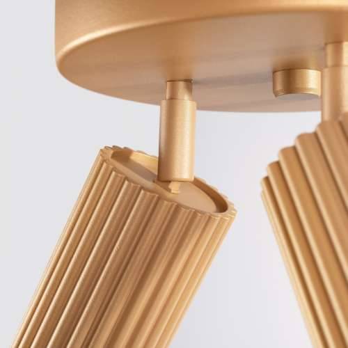 Stropna lampa KARBON 3P zlatna Cijena