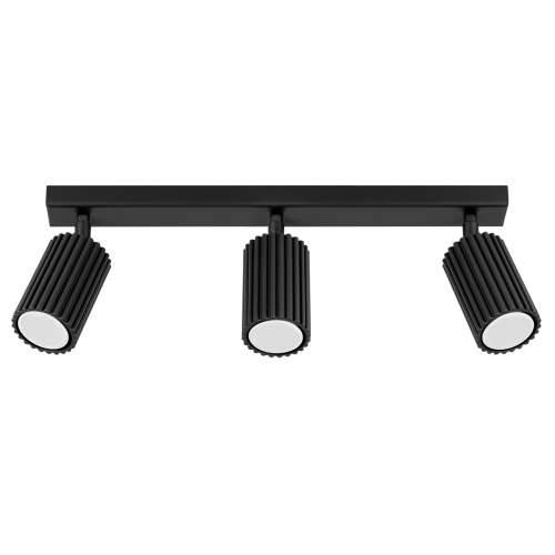 Stropna lampa KARBON 3L crna Cijena