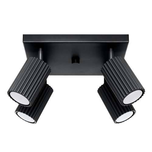 Stropna lampa KARBON 4 crna Cijena