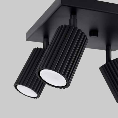 Stropna lampa KARBON 4 crna Cijena