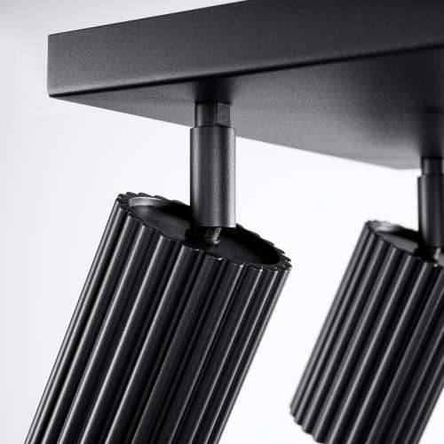 Stropna lampa KARBON 4 crna Cijena