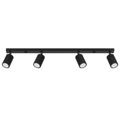 Stropna lampa KARBON 4L crna Cijena