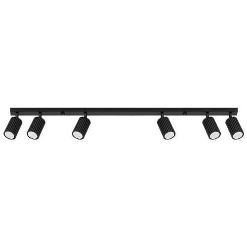 Stropna lampa KARBON 6L crna Cijena