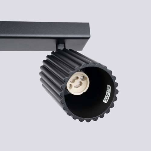 Stropna lampa KARBON 6L crna Cijena