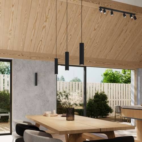 Stropna lampa KARBON 6L crna Cijena