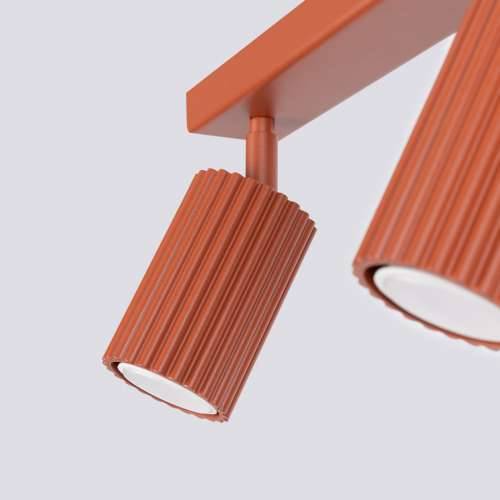 Stropna lampa KARBON 2 crveni oker Cijena