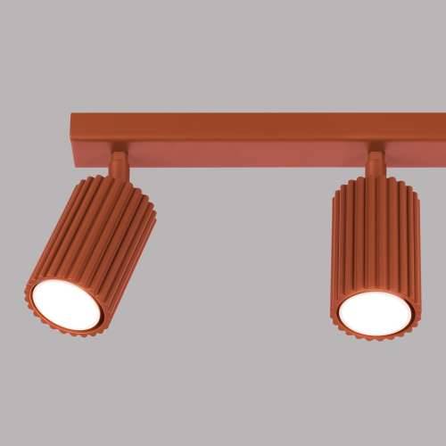 Stropna lampa KARBON 3L crveni oker Cijena