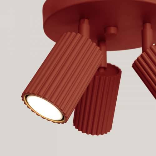Stropna lampa KARBON 3P crveni oker Cijena