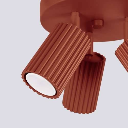 Stropna lampa KARBON 3P crveni oker Cijena