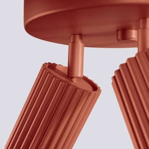 Stropna lampa KARBON 3P crveni oker Cijena