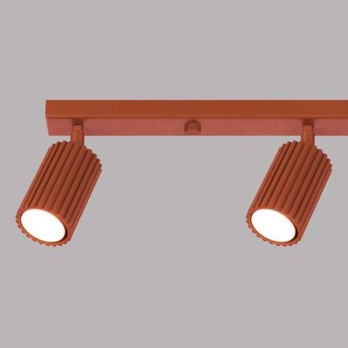 Stropna lampa KARBON 4L crveni oker Cijena