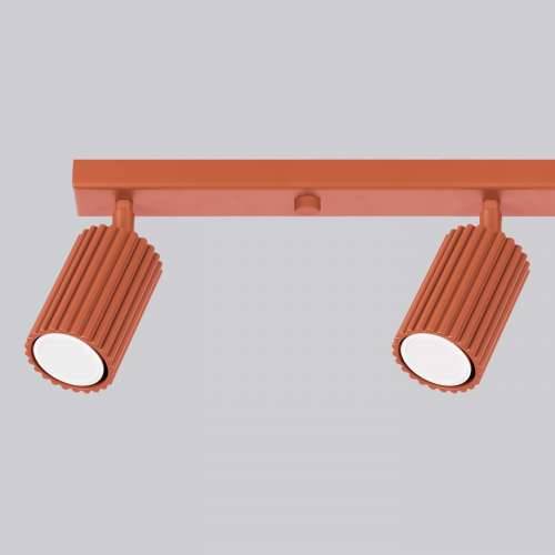 Stropna lampa KARBON 4L crveni oker Cijena