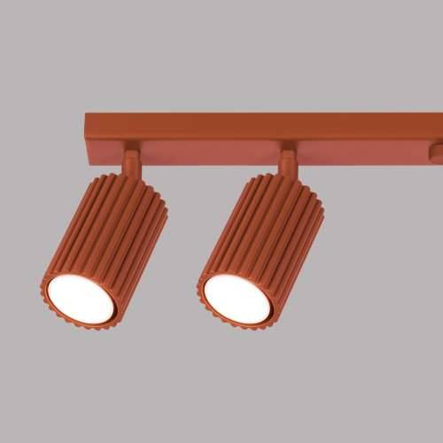 Stropna lampa KARBON 6L crveni oker Cijena