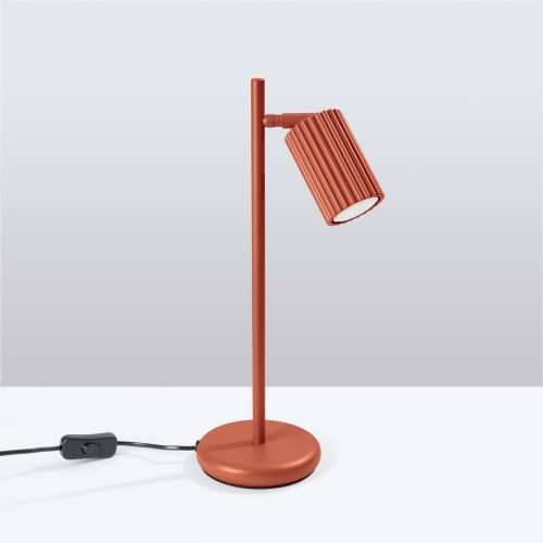 Stolna lampa KARBON crveni oker Cijena