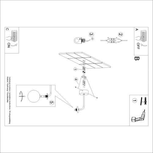 Zidna lampa ASTRAL 1 crna Cijena