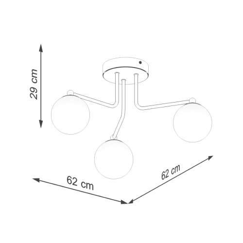 Luster ASTRAL 3 crni Cijena