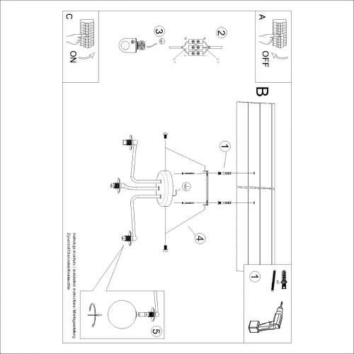 Luster ASTRAL 3 crni Cijena