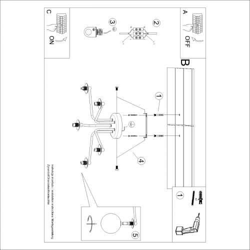 Luster ASTRAL 5 crni Cijena