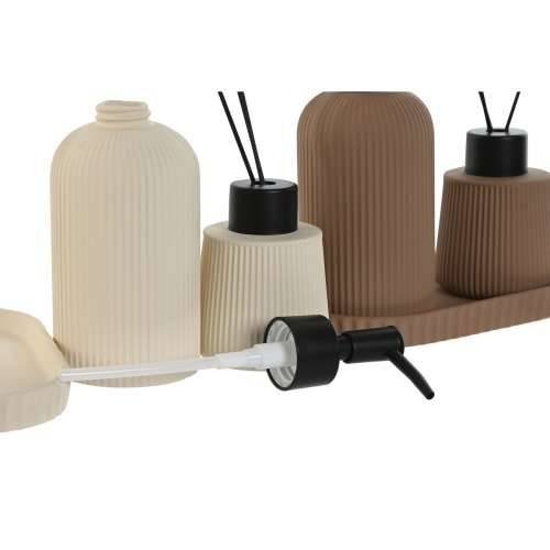 Set za Kupaonicu Home ESPRIT Krema Terakota ABS Dolomite 17 x 9 x 2 cm 3 Dijelovi (2 kom.) Cijena