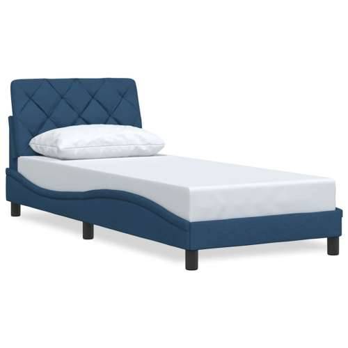 Okvir za krevet bez madraca plava 90x190cm od tkanine - Plava 90 x 190 cm Cijena