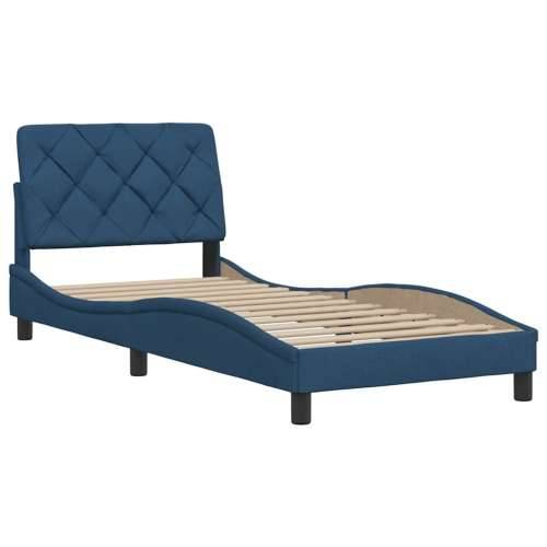 Okvir za krevet bez madraca plava 90x190cm od tkanine - Plava 90 x 190 cm Cijena